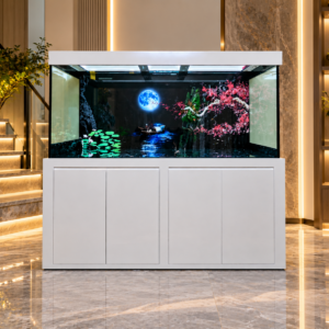 Bể cá 1760 x 690 x 810 ốp gỗ nhựa Picomat – Chống nước, chống cong vênh, thiết kế hiện đại